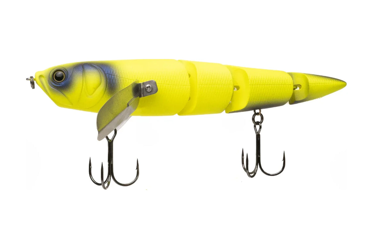 Kaesu TOUDA #01 Aonibi Chart, jointed crawler bait for pike