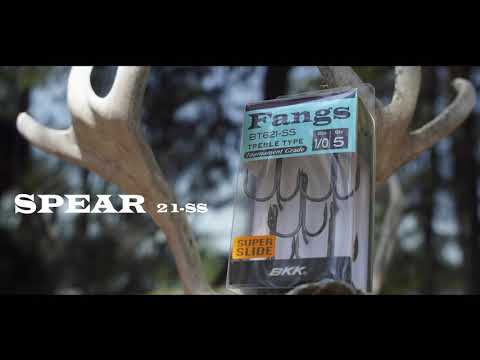 Load video: BKK treble hook Spear-21 SS