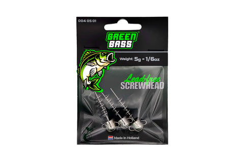 Green Bass Lead-Free Screwhead