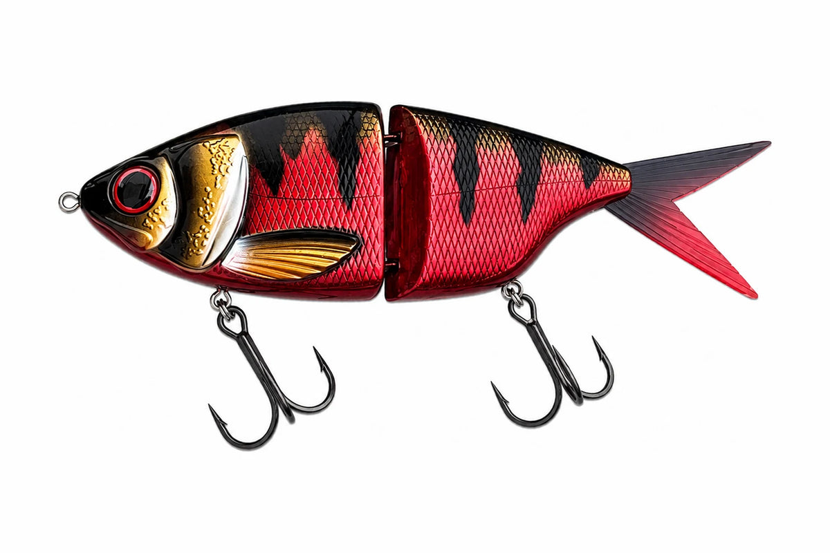ULM Lures Easy Swim 17 cm Red Tiger, swimbait